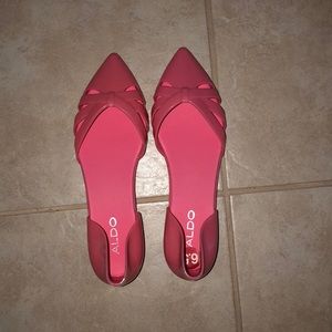 Pink Aldo Jelly Pellans